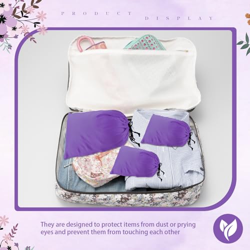 20 Pcs Satin Game Storage Bags for Women Men, S,M,L, Purple - color: Purple, size: S,M,L