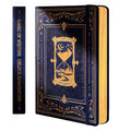 Thboxes 80 Sheets Lined Journal Notebook, Hardcover Notepad, Black Gold - color: Black Gold