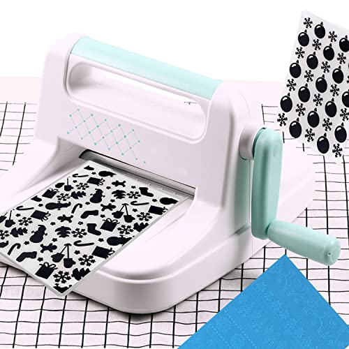 Christmas Plastic Embossing Folders Christmas Snowflake Leaves Deer Stencil for Scrapbooking Card Making,Template DIY Craft Paper Card Background Embossing Folder for Photo Album Decoration - color: Christmas 1