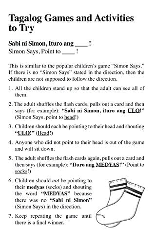 Let's Learn Tagalog Kit: A Fun Guide for Children's Language Learning (Flash Cards, Audio, Games & Songs, Learning Guide and Wall Chart)