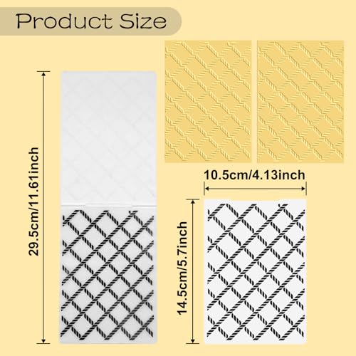 8 Pieces Plastic Embossed Folders Template Craft Card Making Embossed Folder DIY Template Photo Album Craft Decoration - color: Floral Butterfly