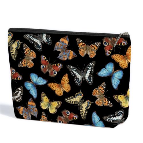 Butterfly Makeup Bag for Women Travel Organizer Pouch Cosmetic Bags 05 - color: Multicolor 1586
