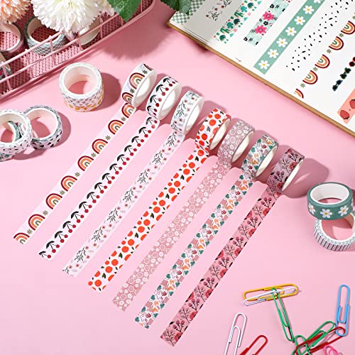 TaoBary 33 Rolls Washi Tape Set, 15mm Holiday Seasonal,Bohemia Style - style: Bohemia Style