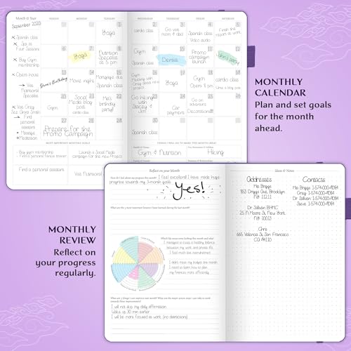 Legend Planner Undated, Weekly & Daily Goal Journal, A5 Purple - color: Purple (Undated), size: A5 (5.5'' x 8.3'')