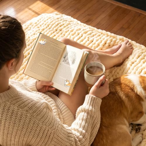 Cute Magnetic Bookmarks Gifts - 9 Pcs Funny Dog Animals Bookmark - style: Dog