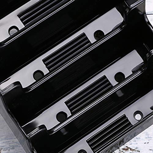 Hipiwe 2 Packs 4-Tier Acrylic Business Card Holder Desktop Index Card Stand - color: Black
