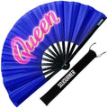 SoJourner Folding Rave Fan, Queen - color: Queen