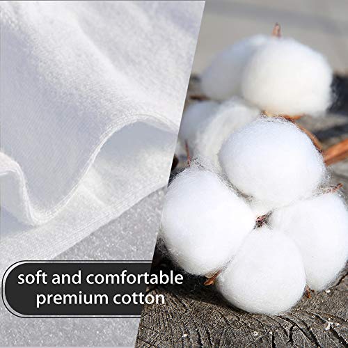 FGZ Women's Crew Socks 5 Pairs Soft Combed Cotton,Breathable Everyday Casual Socks for Women - color: 02-white, size: 9-11