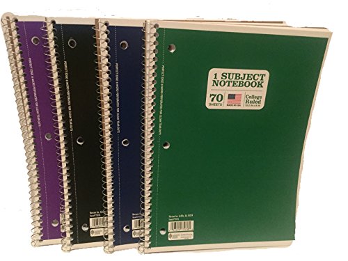 Secondary School Supply Pack - 25 Essential Items for College, High School or Middle School. Includes Pencils, Paper, Binders, Notebooks, Folders and More! 25 Piece Bundle