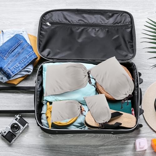 20 Pcs Satin Game Storage Bags for Women Men, S,M,L, Gray - color: Gray, size: S,M,L