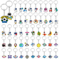 Cute Keychains Bulk, Keychain Charms Key Chain Trinkets Backpack Charms Accessories Keyring for Classroom Prizes - color: Astronaut-50pcs