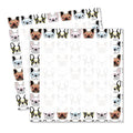 Cute Sticky Notes 3 x 3 in, 2 Pack Self Stick Note Pads with Fun Patterns, Strong Adhesive Memo Pads for Office School Home, 80 Sheets per Pad Puppy Face - color: Puppy Face
