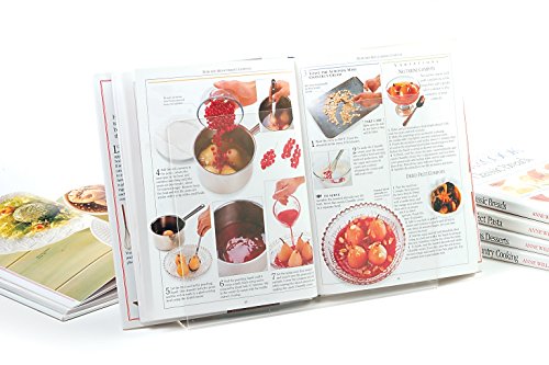 Norpro Acrylic CookBook / IPad / Tablet Holder, 9"D x 12.5"W x 3.25"H - size: One Size