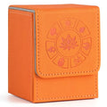 Arkeiliy MTG Deck Box 110+ Storage Sleeved Cards for Magic Commander - color: Orange III