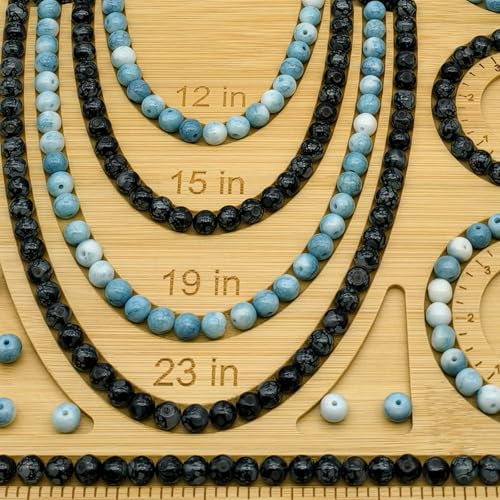 Petoysoso Bead Boards for Jewelry Making, Bamboo Beading Board for Bracelet & Necklace, Jewelry Making Supplies,Bead Tray Supplies - size: Necklace & Bracelet-M