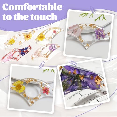 Dried Flower Book Page Holder 2PCS Book Accessories Thumb Book Page Holder Handmade Flower Bookmark for Reading Lovers Gifts for Book Lovers Teachers Students Kids (StyleC 2Pcs) - color: Stylec 2pcs