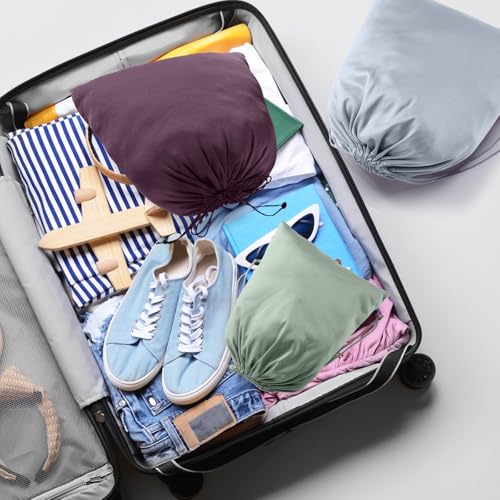 20 Pcs Satin Game Storage Bags for Women Men, S,M,L, Morandi Color - color: Morandi Color, size: S,M,L