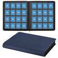16 Pocket Toploader Binder,Holds 640 TopLoaders (16Dark Blue) - color: 16Dark Blue