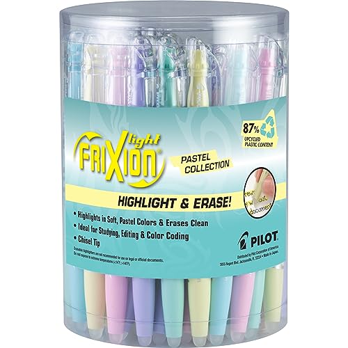 PILOT FriXion Light, Pack of 36, Assorted Bulk Aesthetic Highlighters - color: Assorted 36