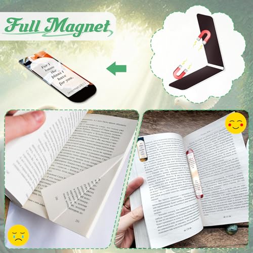 50 Pcs Christian Magnetic Bookmarks, Bible Verse Bookmark - color: Christian Style