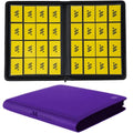 16 Pocket Trading Card Binder,Holds 1024 Standard-Size Card - color: Dark Purple