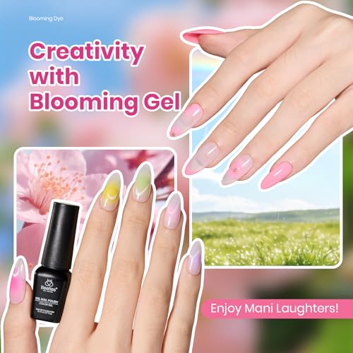 Beetles Pastel Gel Nail Polish Set, 25 Colors Gel Polish Kit, - color: C-Blooming Dye