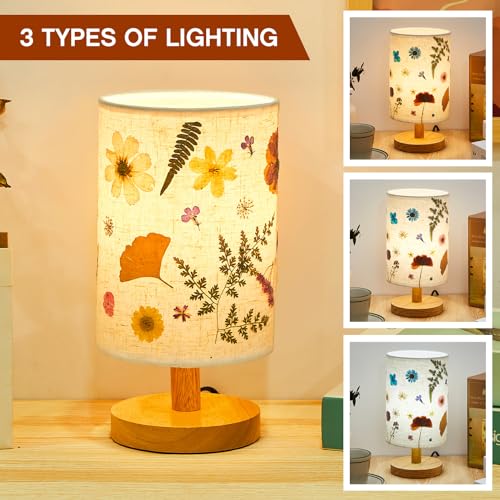 Hortsun Pressed Flower Vintage Table Lamp,DIY Style - color: DIY Style
