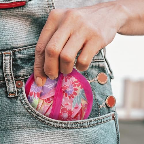 10 Pieces Japanese Foldable Fan, Handheld Compact Cooling Fans - size: 8 inches (open), 3 inches (folded)