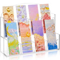 Yuntau 8 Pockets Acrylic Bookmark Display Stand, Integrated 2.2" Holder - size: 8 Pockets