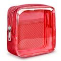 WLLWOO Clear Makeup Bag Mini Cosmetic Pouch Travel Toiletry Organizer - color: 1pcs-Mini-Red