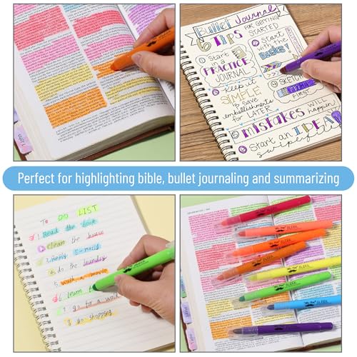 Mr. Pen- No Bleed Gel Highlighters, Vibrant Colors, 8 Pack - color: Vibrant Colors 1, size: 8 Pack