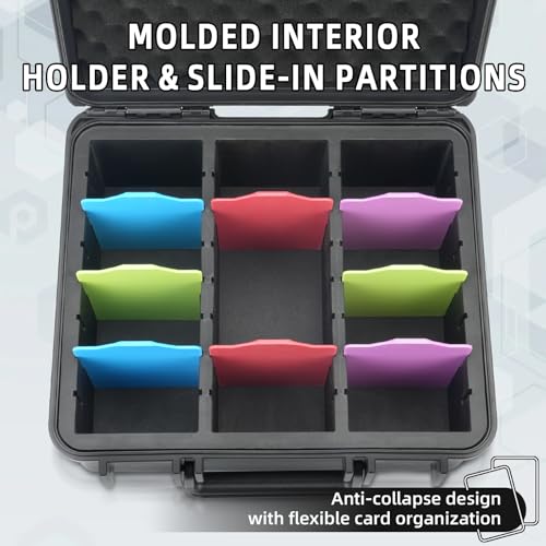 Waterproof Toploader Storage Box for Trading Cards，MTG Cards, TCG Cards