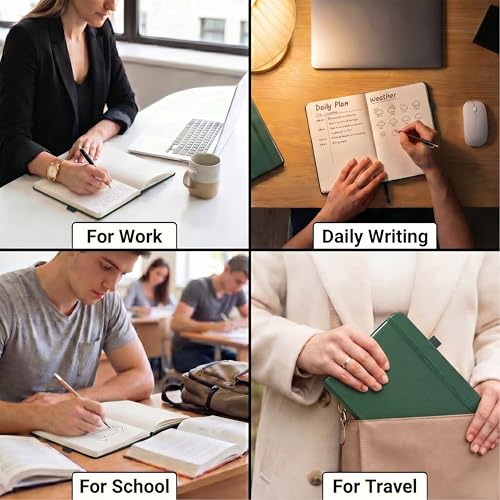 &And Per Se Dotted Journal Notebook, A5 Hardcover Aesthetic Dotted Notebook – 160 Pages 100gsm Thick Dot Grid Paper, 3 Sticker Sheets – Gift-Ready Journaling Kit for Women (Lavender) - color: l.Lavender with Pattern, style: Dotted with Pattern