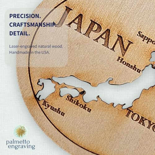 Personalized Japan Christmas Ornament, Japanese Travel Keepsake