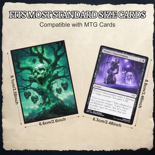 Kabinka MTG Card Sleeves - 100 Standard Size Pack - color: Skull Tree