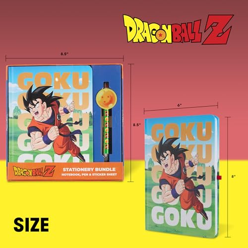 Dragon Ball Z Kids Stationary Set for Girls and Boys, Journal Kit with Pen - color: Dragon Ball