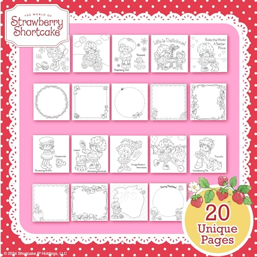 Horizon Group USA Sketch & Activity Book, Strawberry Shortcake, 20 Pages - color: Strawberry Shortcake, 20 Pages