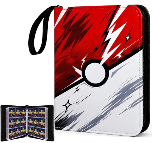 Kidnobia 9-Pocket Trading Card Binder with Zipper Gift Box - size: Large