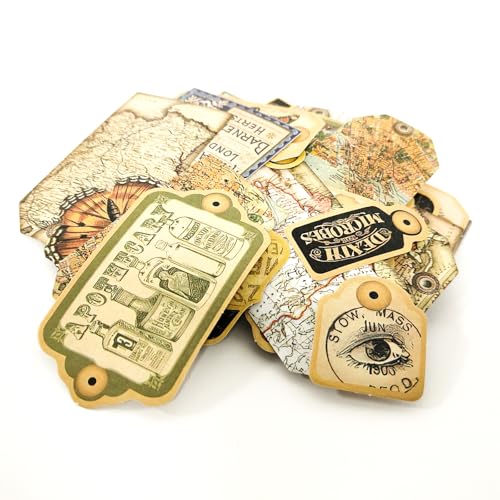 PRSTINCOL 116Pcs Vintage Stickers - Junk Journal Supplies - Waterproof Cute Aesthetic Stickers for Adults, Water Bottles, Planners - Durable Sticker Pack - style: carters