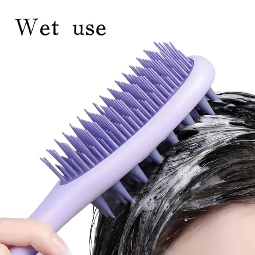 Silicone Scalp Massage Brush, Shampoo Hair Wash Comb for Shower