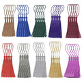 100Pcs 5 Inch Silky Bookmark Tassels for Jewelry, Souvenir(Mixed 2) - color: Mixed2