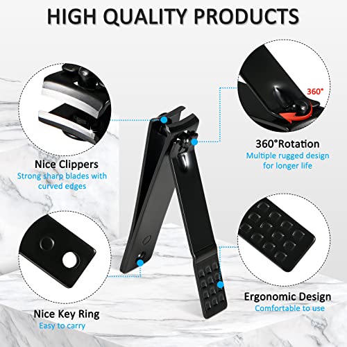 MINKINH Manicure Set Professional Nail Clipper Kit-26 Pieces,Brown - color: Brown