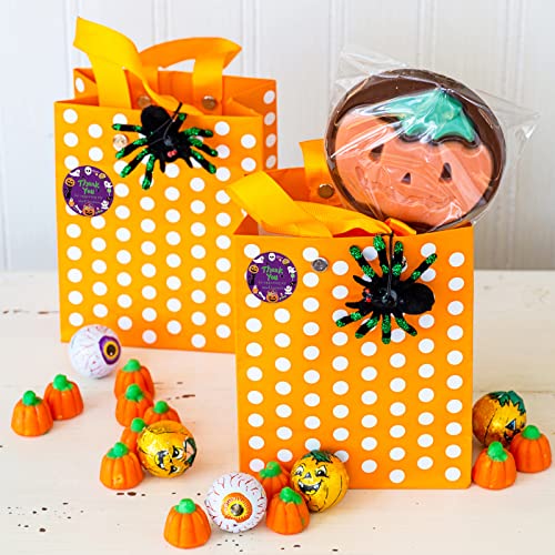 Heyfibro 500 PCS 1.5 Inch Thank You Stickers for Small Business, Baking, Gifts, Envelopes, Weddings (Halloween) - style: Halloween