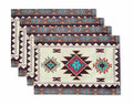 Aztec Southwest Geometric Placemats, Set of 4, 18x13 Inches - color: Aztec-placemat