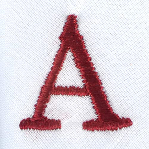 Initial Handkerchief for Men, Monogrammed Boxed 3 Piece Set,100% Cotton - color: A Initial