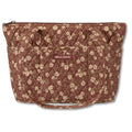 Bella Taylor Small Tote, Quilted Shoulder Bag for Women - color: Burgundy Floral