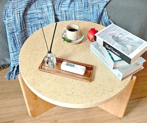 Small Wooden Narrow Tray (11.3 x 4.1 inch) Serving Tray - color: Rectangular - Brown, size: 11.3" x 4.1" x 0.6"