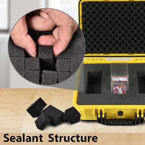 Storage Box Collectible Cards,Tools,Screws,Craft Supplies DIY Adjustable - size: 1 Pack | DIY Divider | Big Size | Yellow