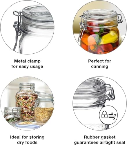 Bormioli Rocco Fido Glass Storage Jar, 25.25 Oz - Clear - color: Clear Top, size: 25.25 fl oz