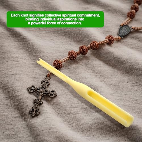 CATOSUM Rosary Cord Knotting Tool, Bead Making Kit for Jewelry Crafts - color: 1 PCS